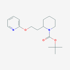 tert-Butyl 2-(2-(pyridin-2-yloxy)ethyl)piperidine-1-carboxylate