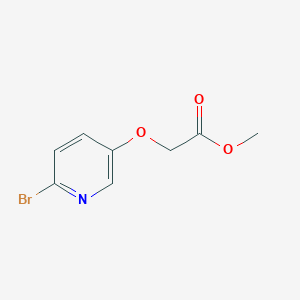 molecular formula C8H8BrNO3 B13879626 Methyl 2-(6-Bromopyridin-3-yloxy)acetate 