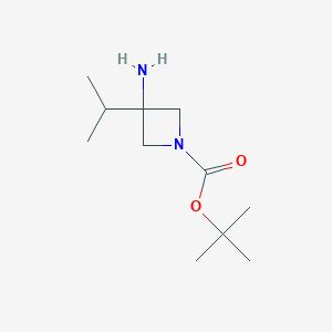 Tert-butyl 3-amino-3-propan-2-ylazetidine-1-carboxylate