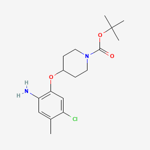 Tert-butyl 4-(2-amino-5-chloro-4-methylphenoxy)piperidine-1-carboxylate