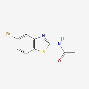 molecular formula C9H7BrN2OS B13879681 N-(5-bromo-1,3-benzothiazol-2-yl)acetamide 