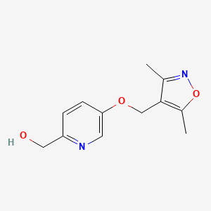 [5-[(3,5-Dimethyl-1,2-oxazol-4-yl)methoxy]pyridin-2-yl]methanol