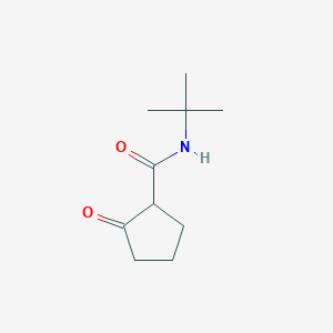 molecular formula C10H17NO2 B13879753 N-(t-butyl)-2-oxocyclopentane-1-carboxamide 