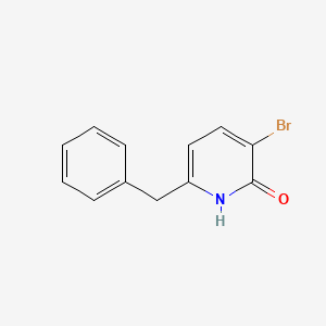 6-Benzyl-3-bromopyridin-2-ol