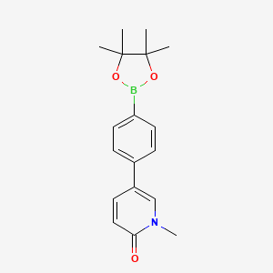 1-Methyl-5-[4-(4,4,5,5-tetramethyl-1,3,2-dioxaborolan-2-yl)phenyl]pyridin-2-one