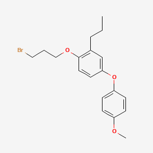 1-(3-Bromopropoxy)-4-(4-methoxyphenoxy)-2-propylbenzene