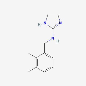 N-[(2,3-dimethylphenyl)methyl]-4,5-dihydro-1H-imidazol-2-amine