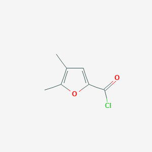 molecular formula C7H7ClO2 B13879856 4,5-Dimethylfuran-2-carbonyl chloride CAS No. 220769-85-7