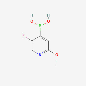 molecular formula C6H7BFNO3 B1387986 5-Fluoro-2-methoxypyridine-4-boronic acid CAS No. 1043869-98-2