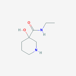 N-ethyl-3-hydroxypiperidine-3-carboxamide