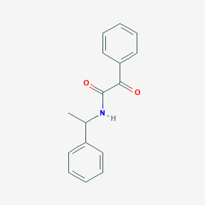 molecular formula C16H15NO2 B13879923 2-oxo-2-phenyl-N-(1-phenylethyl)acetamide 