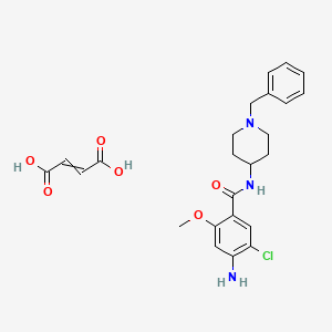 4-Amino-N-(1-benzylpiperidin-4-yl)-5-chloro-2-methoxybenzamide maleate