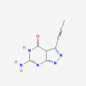 6-Amino-3-prop-1-ynyl-3a,5-dihydropyrazolo[3,4-d]pyrimidin-4-one