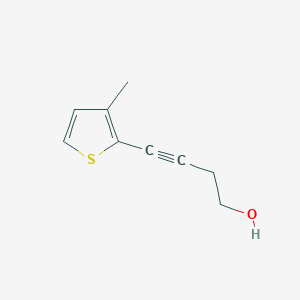 4-(3-Methylthiophen-2-yl)but-3-yn-1-ol