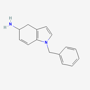 molecular formula C15H16N2 B13880065 1-Benzyl-4,5-dihydroindol-5-amine 