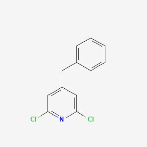 molecular formula C12H9Cl2N B13880073 4-Benzyl-2,6-dichloropyridine 