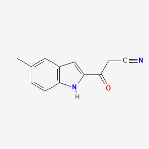 3-(5-methyl-1H-indol-2-yl)-3-oxopropanenitrile