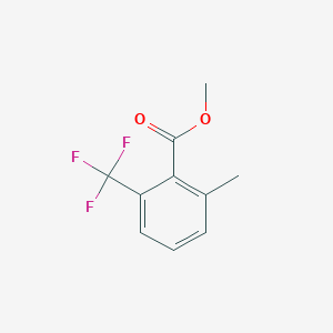 molecular formula C10H9F3O2 B13880097 Methyl 2-methyl-6-(trifluoromethyl)benzoate 