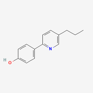 4-(5-propyl-1H-pyridin-2-ylidene)cyclohexa-2,5-dien-1-one