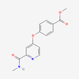 Methyl 4-[2-(methylcarbamoyl)pyridin-4-yl]oxybenzoate