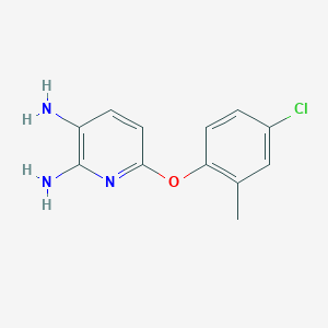 6-(4-Chloro-2-methylphenoxy)pyridine-2,3-diamine