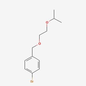 1-Bromo-4-{[2-(propan-2-yloxy)ethoxy]methyl}benzene