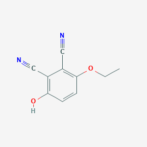 3-Ethoxy-6-hydroxybenzene-1,2-dicarbonitrile