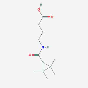 4-[(2,2,3,3-Tetramethylcyclopropanecarbonyl)amino]butanoic acid