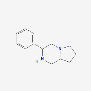 3-Phenyl-1,2,3,4,6,7,8,8a-octahydropyrrolo[1,2-a]pyrazine