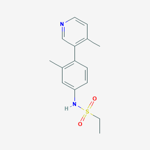 N-[3-methyl-4-(4-methylpyridin-3-yl)phenyl]ethanesulfonamide