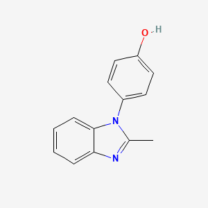 4-(2-Methylbenzimidazol-1-yl)phenol