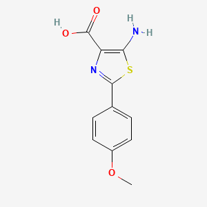 5-Amino-2-[4-(methyloxy)phenyl]-1,3-thiazole-4-carboxylic acid