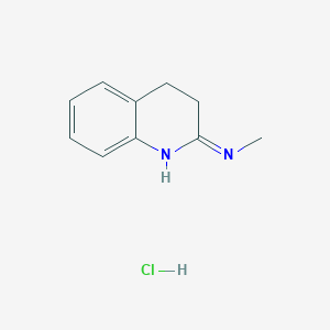 N-methyl-3,4-dihydro-1H-quinolin-2-imine;hydrochloride