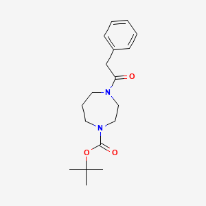 Tert-butyl 4-(2-phenylacetyl)-1,4-diazepane-1-carboxylate