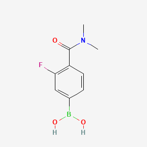 (4-(Dimethylcarbamoyl)-3-fluorophenyl)boronic acid