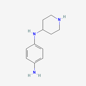 4-N-piperidin-4-ylbenzene-1,4-diamine