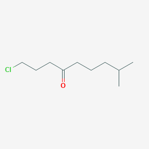 molecular formula C10H19ClO B13880377 1-Chloro-8-methylnonan-4-one CAS No. 54131-60-1