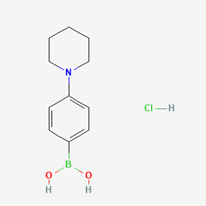 (4-(Piperidin-1-yl)phenyl)boronic acid hydrochloride