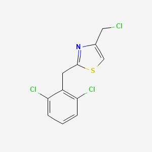 4-(Chloromethyl)-2-(2,6-dichlorobenzyl)-1,3-thiazole