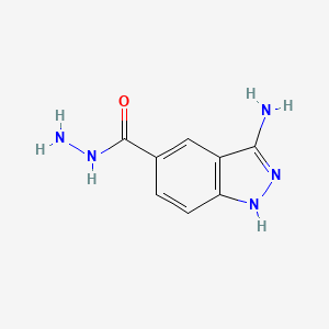 3-amino-1H-indazole-5-carbohydrazide