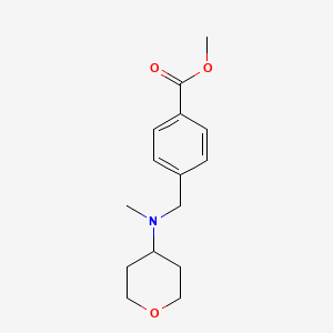 Methyl 4-[[methyl(oxan-4-yl)amino]methyl]benzoate