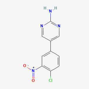 5-(4-Chloro-3-nitrophenyl)pyrimidin-2-amine