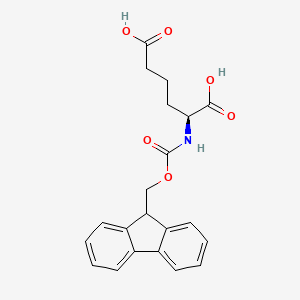 molecular formula C21H21NO6 B1388056 Fmoc-L-2-aminoadipic acid CAS No. 250384-77-1