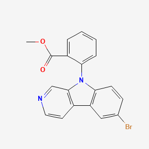 Methyl 2-(6-bromopyrido[3,4-b]indol-9-yl)benzoate