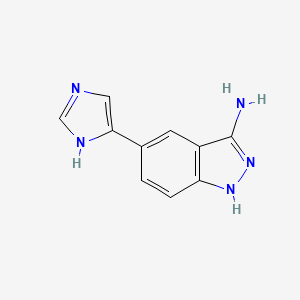 5-(1H-imidazol-5-yl)-1H-indazol-3-amine