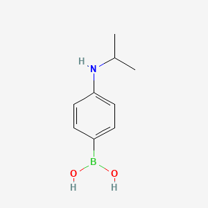 molecular formula C9H14BNO2 B1388059 (4-(Isopropylamino)phenyl)boronic acid CAS No. 219945-56-9