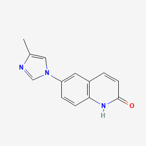 6-(4-methylimidazol-1-yl)-1H-quinolin-2-one