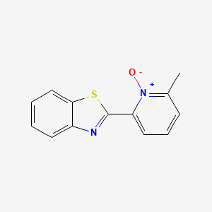 2-(6-Methyl-1-oxidopyridin-1-ium-2-yl)-1,3-benzothiazole