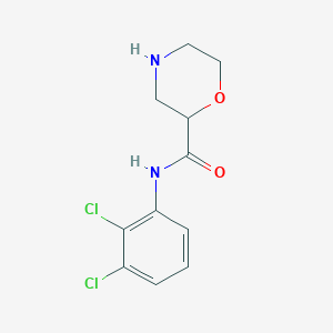 molecular formula C11H12Cl2N2O2 B13880602 N-(2,3-dichlorophenyl)morpholine-2-carboxamide 