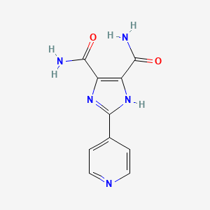 2-pyridin-4-yl-1H-imidazole-4,5-dicarboxamide